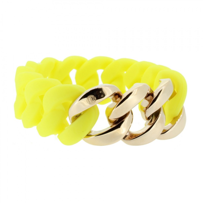 HANSE-KLUNKER ORIGINAL Damen Armband 106960 Edelstahl gelb rosegold