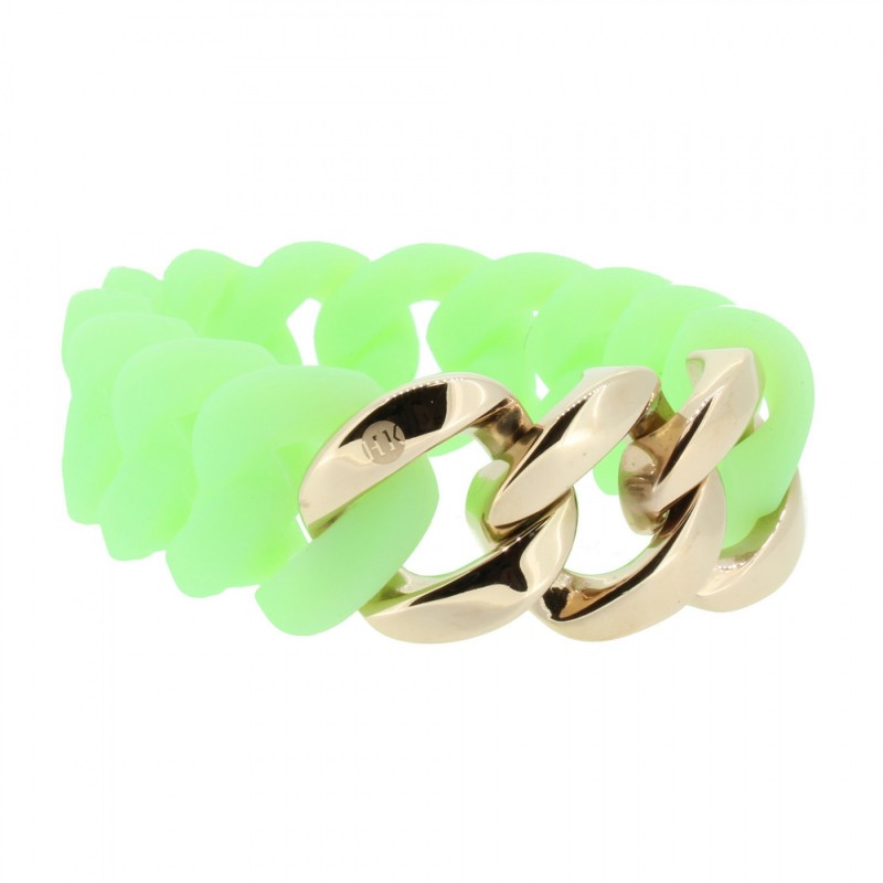 HANSE-KLUNKER ORIGINAL Damen Armband 106796 Edelstahl mintgrün rosegold